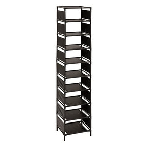 Етажерка за обувки 5five Intissa, 10 чифта, Черна, 160.5 cm