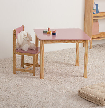 Masă pentru copii Atmosphera Classic, MDF, roz