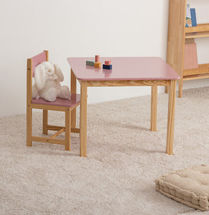 Masă pentru copii Atmosphera Classic, MDF, roz