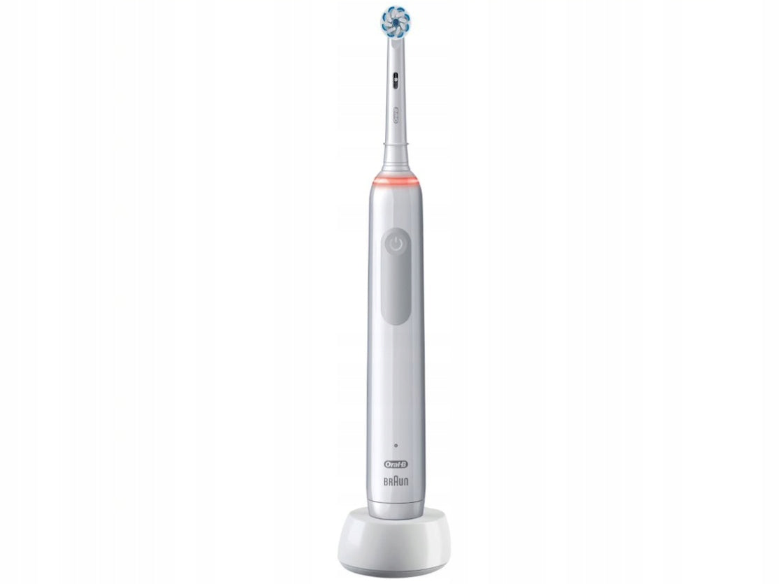 Periuță de dinți electrică Oral-B Pro 3 3000 Sensitive Clean 760918, Albă