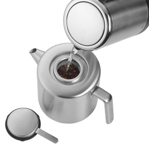 Fierbător cu infuzor și cană WMF Kult, inox, 1,2 l