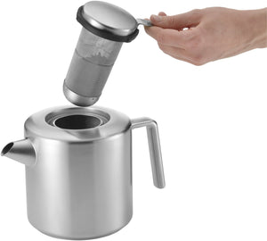 Fierbător cu infuzor și cană WMF Kult, inox, 1,2 l
