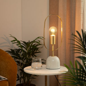 Lampă de masă Atmosphere Edi, 44 cm, aurie