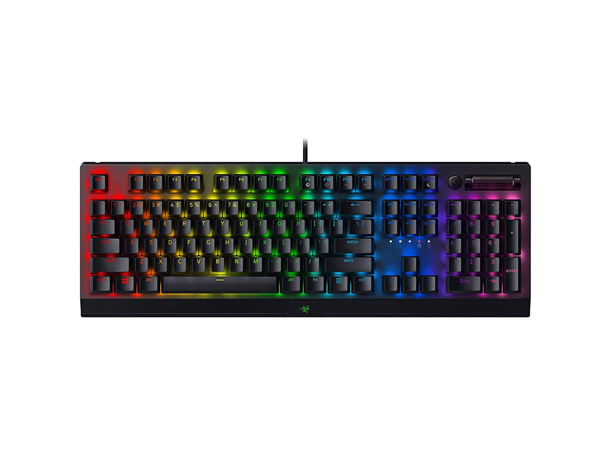 Tastatură de gaming Razer BlackWidow V3, switch-uri optice verzi, neagră