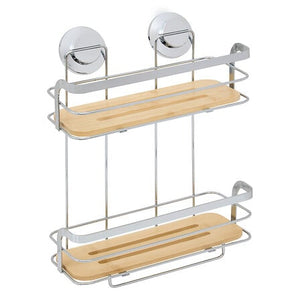 Стойка с вакуумно закрепване 5five Venterra, 2 нива, Хром, 35 cm