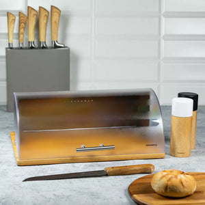 Cutie pentru pâine Klausberg 7096, 39 x 31 x 16,3 cm, Lemn, Ecologică