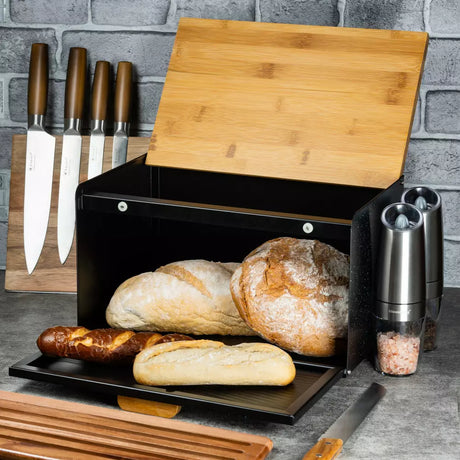 Cutie pentru pâine Klausberg, deschidere cu două fețe, 36x24x21 cm