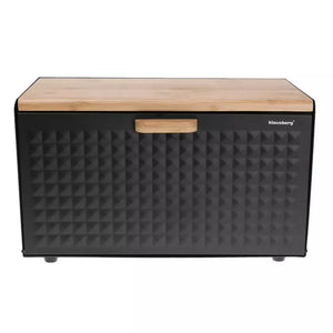 Cutie de pâine Klausberg, cu două fețe, din bambus, 36x24x21 cm