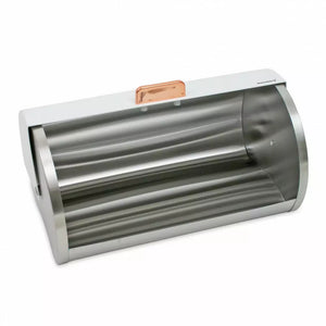 Cutie pentru pâine Klausberg 7270, 39 cm, Metal, Alb/argintiu