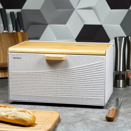 Cutie pentru pâine Klausberg, deschidere cu două fețe, 36x24x21 cm