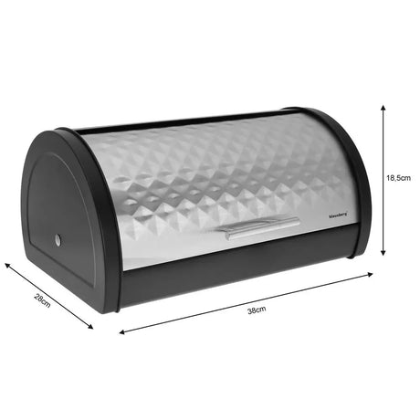 Cutie pentru pâine Klausberg, Metal, 38x28x19 cm