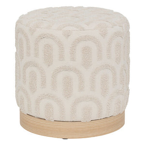 Pouf atmosferă Copas, Bej, Ø38 cm