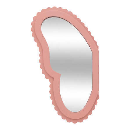 Set de 2 oglinzi fluture Anna, MDF, roz