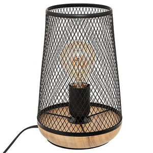 Lampă de masă atmosferă Zely, 24 cm, lemn