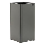 Plant pot cover Alumia 50 x 50 x 100 cm aluminum graphite