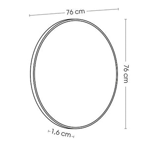 Oglindă atmosphera Alice, 76 cm