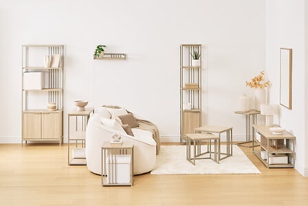Стенна полица 5five Duna, MDF, 56 cm, Пясък