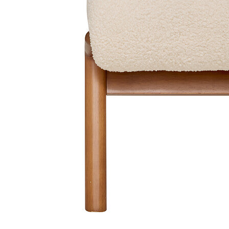 Fotoliu Atmosphera Liora, Boucle, Ivory