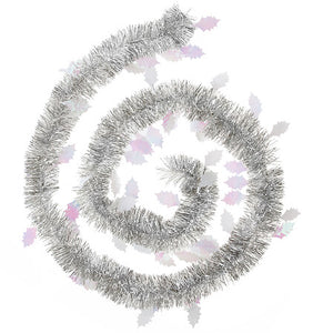 Frosty leaf garland 15 cm x 2 m 4 ply Souffle polaire