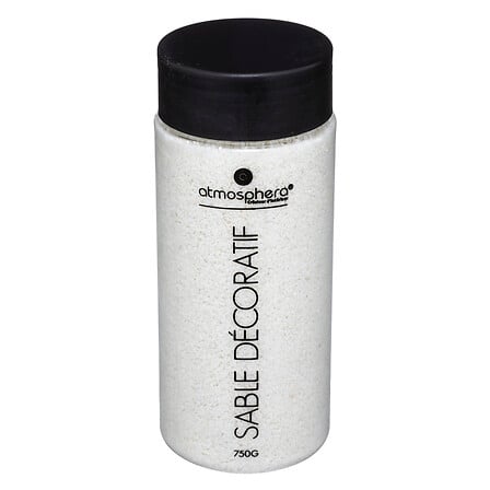 Декоративен пясък atmosphera, Мрамор, 750 г, Бял