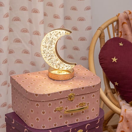 Lampă de noapte pentru copii cu baterii Atmosphera Bella, 14x20 cm