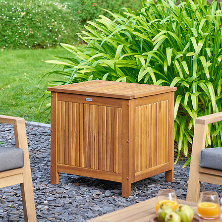 Ladă de grădină Hesperide Lodgia din acacia, 150 l