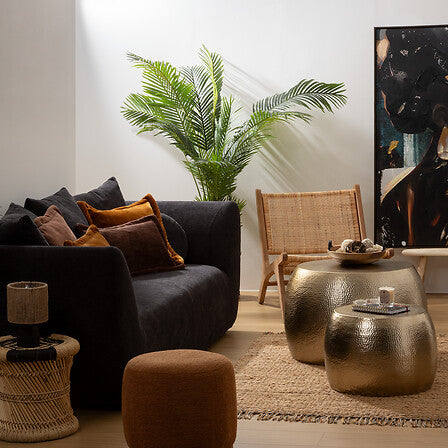 Masă de cafea Atmosphera Issam, Metal, 2 bucăți