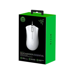 Mouse de gaming Razer DeathAdder Essential 2021, Alb