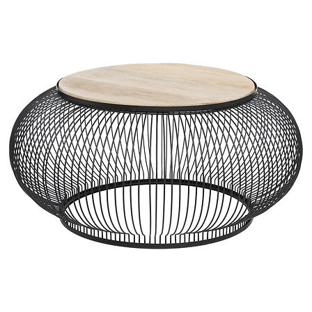 Masă de cafea Atmosphera Esther, lemn de mango, 2 bucăți