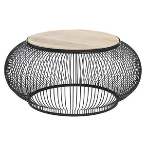 Masă de cafea Atmosphera Esther, lemn de mango, 2 bucăți