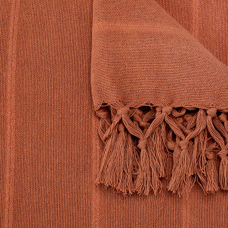 Покривало за легло atmosphera Anjali, Теракота, 230×250 cm, Памук