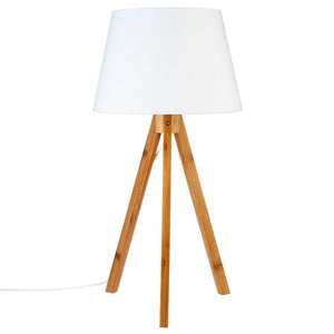 Lampă de noapte Atmosphera Bahi, 55,5 cm, Bambus