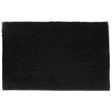 Килимче за баня 5five Colors Kohl Mini Chenille, Полиестер, 50 x 80 cm, Черно