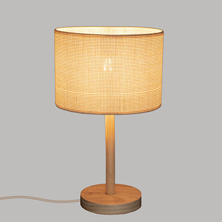Lampă de masă Atmosphera Della, 42 cm, lemn natural