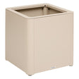 Plant pot cover Alumia 50 x 50 x 50 cm aluminum clay