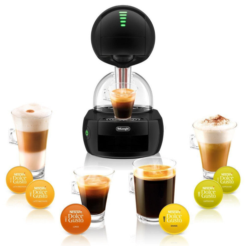 Espressor De'Longhi Dolce Gusto Stelia EDG 636.W, Capsule, 15 bar, 1500 W, Negru