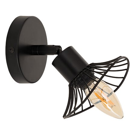 Lampă de atmosferă Adelia, 10 cm, Negru