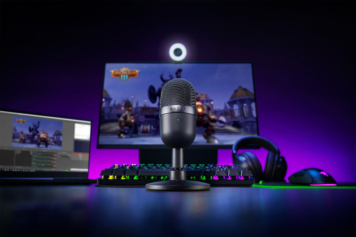 Microfon de gaming Razer Seiren Mini, negru