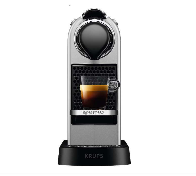 Espressor Krups Nespresso CitiZ XN740B, 19 bar, 1260W, 1 l, Argintiu