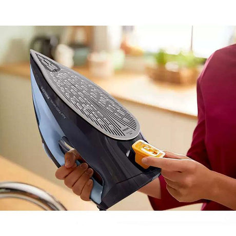 Fier de călcat Philips Azur DST7041/20, 2800 W, 50 g/min, jet de abur de 250 g, SteamGlide Elite, oprire automată, albastru