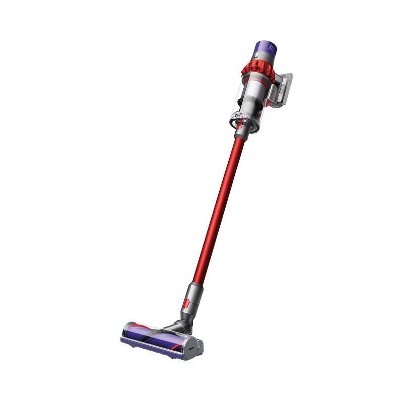 Aspirator vertical Dyson V10 Origin 39446401, 525W, 0.76 l, Autonomie până la 60 min, Gri/Roșu