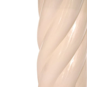 Masă de cafea Atmosphera Torsie, ivory, Ø50 cm