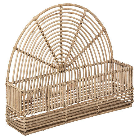 Raft de perete Atmosphera Estela, Rattan, 2 bucăți