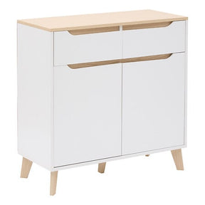 Мебел за антре 5five Luma, Бяло дърво, 80 cm