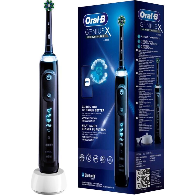Periuță de dinți electrică Oral-B Genius X, neagră