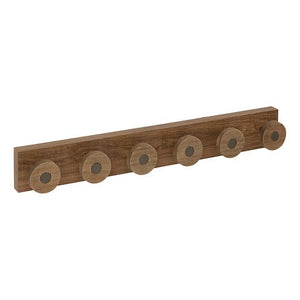 Закачалка за дрехи 5five Côme, 6 куки, Метал и дърво, 58 cm