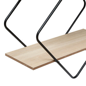 Raft de perete Atmosphera Nena, Metal și MDF, 48x18x48 cm