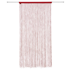 String curtain 90 x 200 cm red