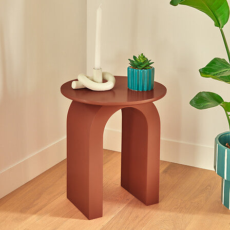 Masă laterală Atmosphera Stoa, MDF, Ø40 cm