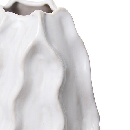 Vază Atmosphere Sandri, 25 cm, albă, ceramică